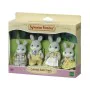 Ensemble de poupées Sylvanian Families Family Gray Rabbit de Sylvanian Families, Playsets de figurines de jouets - Réf : S715...