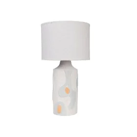 Desk lamp Romimex Beige Celeste Ceramic 20 x 43 x 20 cm by Romimex, Bedside and Table Lamps - Ref: D1616521, Price: 28,64 €, ...