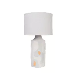 Lampe de bureau Romimex Beige Celeste Céramique 20 x 43 x 20 cm de Romimex, Lampes de chevet - Réf : D1616521, Prix : 30,59 €...