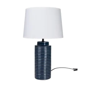 Desk lamp Romimex Cobalt blue Ceramic 28 x 48 x 28 cm by Romimex, Bedside and Table Lamps - Ref: D1616522, Price: 38,89 €, Di...