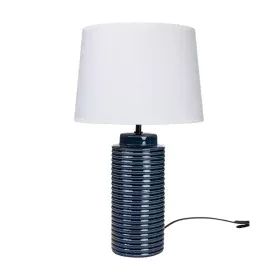 Desk lamp Romimex Cobalt blue Ceramic 28 x 48 x 28 cm by Romimex, Bedside and Table Lamps - Ref: D1616522, Price: 42,47 €, Di...