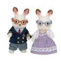 Personaggi d'Azione Sylvanian Families 5190 Grandparents Rabbit Chocolate di Sylvanian Families, Personaggi giocattolo - Rif:...