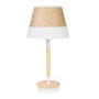 Lampada da tavolo Romimex Bianco Beige Legno vimini 23 x 44 x 23 cm di Romimex, Lampade da tavolo e abat-jour - Rif: D1616531...