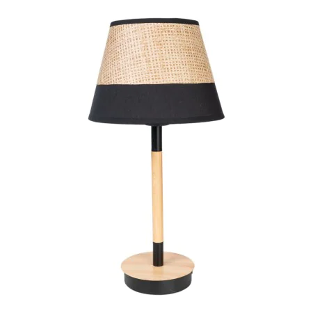 Desk lamp Romimex Black Beige Wood wicker 23 x 44 x 23 cm by Romimex, Bedside and Table Lamps - Ref: D1616532, Price: 40,06 €...