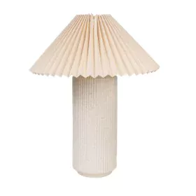 Lampe de bureau Romimex Blanc Beige Céramique 35 x 44 x 35 cm de Romimex, Lampes de chevet - Réf : D1616535, Prix : 44,12 €, ...