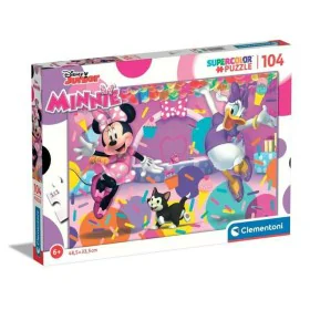 Child's Puzzle Clementoni SuperColor Minnie 25735 48,5 x 33,5 cm 104 Pieces by Clementoni, Jigsaws - Ref: S7157434, Price: 25...