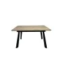 Table extensible Romimex Marron Métal Bois MDF 90 x 76 x 90 cm de Romimex, Tables - Réf : D1616553, Prix : 552,33 €, Remise : %