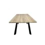 Mesa Extensible Romimex Marrón Metal Madera MDF 90 x 76 x 90 cm de Romimex, Mesas - Ref: D1616553, Precio: 552,33 €, Descuent...