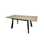 Mesa Extensible Romimex Marrón Metal Madera MDF 90 x 76 x 90 cm de Romimex, Mesas - Ref: D1616553, Precio: 552,33 €, Descuent...