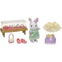 Playset Sylvanian Families The Snow Bunny Fashion Suitcase and Big Sister de Sylvanian Families, Playsets de figuras de jugue...