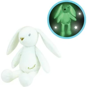 Fluffy toy Jemini Luminou White Rabbit 20 cm by Jemini, Animals and figures - Ref: S7158568, Price: 30,65 €, Discount: %