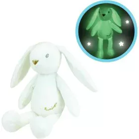 Fluffy toy Jemini Luminou White Rabbit 20 cm by Jemini, Animals and figures - Ref: S7158568, Price: 28,30 €, Discount: %