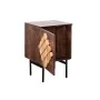 Table de Nuit Romimex Marron Doré Bois de manguier 30 x 60 x 40 cm de Romimex, Tables de chevet - Réf : D1616610, Prix : 245,...