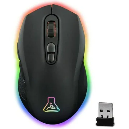 Souris The G-Lab Kult Neon Noir Jeux 2400 dpi de The G-Lab, Souris - Réf : S7160095, Prix : 55,60 €, Remise : %