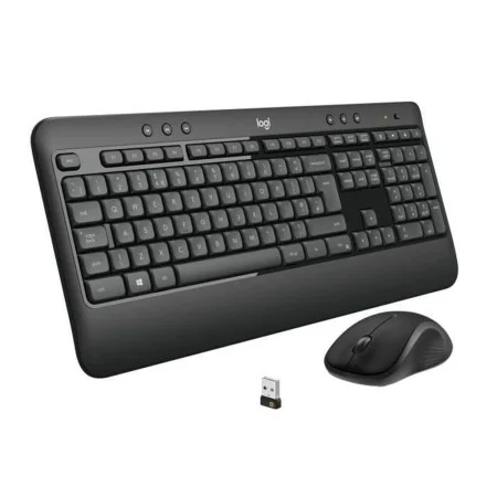 Tastiera e Mouse Wireless Logitech MK540 Francese Nero Nero/Bianco AZERTY di Logitech, Set tastiera e Mouse - Rif: S7160145, ...