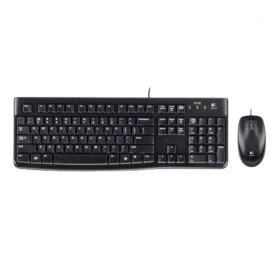 Tastatur Logitech Desktop MK120 Schwarz Französisch AZERTY AZERTY von Logitech, Tastaturen - Ref: S7160147, Preis: 51,06 €, R...