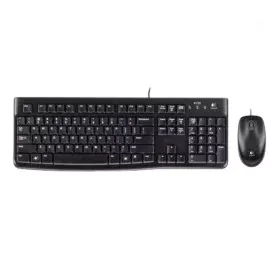 Teclado Logitech Desktop MK120 Preto Francês AZERTY AZERTY de Logitech, Teclados - Ref: S7160147, Preço: 51,06 €, Desconto: %