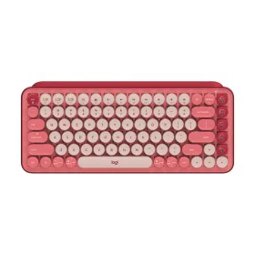 Clavier Logitech POP Français Multicouleur Rose AZERTY AZERTY de Logitech, Claviers - Réf : S7160195, Prix : 127,76 €, Remise...