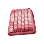 Clavier Logitech POP Français Multicouleur Rose AZERTY AZERTY de Logitech, Claviers - Réf : S7160195, Prix : 135,18 €, Remise...