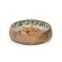 Bowl Romimex White Green Mango wood Sheets 25 x 6 x 25 cm by Romimex, Bowls and large cups - Ref: D1616625, Price: 36,49 €, D...