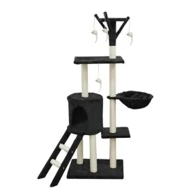 Scratching Post for Cats Jipsy 50 x 35 x 138 cm Black by BigBuy Pets, Cat trees - Ref: S7161402, Price: 60,72 €, Discount: %