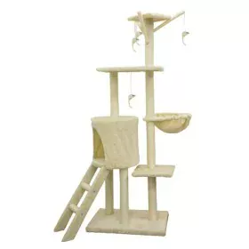 Kratzbaum für Katzen Jipsy 79 x 34 x 138 cm Beige von BigBuy Pets, Katzenbäume - Ref: S7161405, Preis: 62,70 €, Rabatt: %