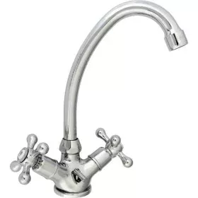 Grifo Bimando Rousseau Beverley Metal Acero Inoxidable Latón de Rousseau, Grifos de lavabo - Ref: S7162344, Precio: 61,98 €, ...