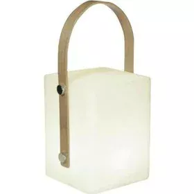 Lâmpada de mesa Lumisky Tiky 10 x 10 x 25 cm Branco Castanho Bambu Plástico de Lumisky, Iluminação para mesa de exterior - Re...