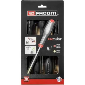 Set di Cacciaviti Facom Protwist AT.5PB Alba Plana Pozidriv 5 Pezzi di Facom, Cacciaviti - Rif: S7162574, Prezzo: 48,40 €, Sc...