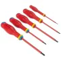 Conjunto de Chaves de Fendas Facom Protwist Isolated 1000V AT5VE.PB Plana Pozidriv 5 Peças de Facom, Chaves de fendas - Ref: ...