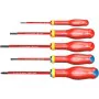 Conjunto de Chaves de Fendas Facom Protwist Isolated 1000V AT5VE.PB Plana Pozidriv 5 Peças de Facom, Chaves de fendas - Ref: ...