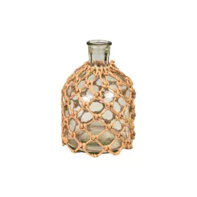 Bouteille Romimex Marron Transparent verre Corde 15 x 21 x 15 cm de Romimex, Objets de décoration - Réf : D1616646, Prix : 20...