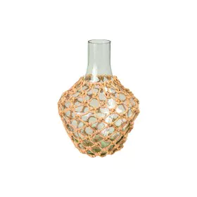 Bottle Romimex Brown Transparent Glass Rope 23 x 31 x 23 cm by Romimex, Ornaments - Ref: D1616647, Price: 45,27 €, Discount: %