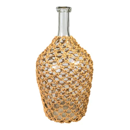 Bouteille Romimex Marron Transparent verre Corde 25 x 51 x 25 cm de Romimex, Objets de décoration - Réf : D1616649, Prix : 74...