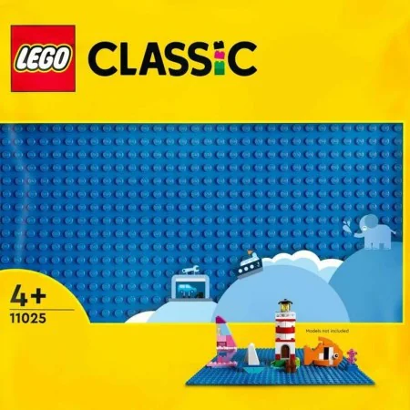 Base de apoio Lego Classic 11025 Azul de Lego, Jogos de construção - Ref: S7163171, Preço: 26,37 €, Desconto: %