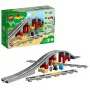 Jeu de Véhicules Lego DUPLO 10872 Train rails and bridge   26 Pièces de Lego, Trains et véhicules ferroviaires - Réf : S71631...