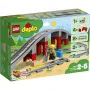 Spielset Fahrzeuge Lego DUPLO 10872 Train rails and bridge   26 Stücke von Lego, Züge und Schienenfahrzeuge - Ref: S7163174, ...