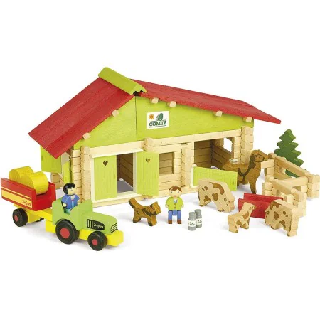 Figuras de Acción Jeujura Wooden Farm 140 Piezas Playset de Jeujura, Granjas - Ref: S7163282, Precio: 60,21 €, Descuento: %