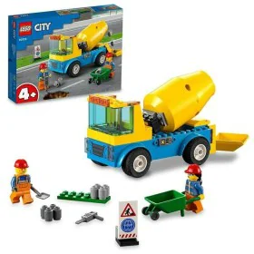 Playset Lego 60325 Cement Mixer Truck 60325 (85 pcs) de Lego, Véhicules à moteur - Réf : S7163362, Prix : 35,28 €, Remise : %