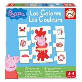 Educational Game Peppa Pig (ES-FR) by Educa, Rattles and plush hoops - Ref: S7163546, Price: 26,45 €, Discount: %