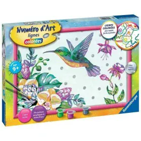 Set de peinture par numéros Ravensburger Hummingbird and Exotic Flowers de Ravensburger, Peinture au numéro - Réf : S7164313,...