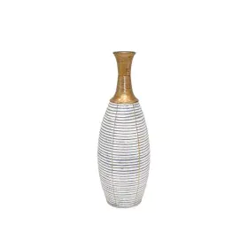 Bodenvase Alexandra House Living Weiß Gold Metall 20 x 62 x 20 cm von Alexandra House Living, Vasen - Ref: D1616737, Preis: 7...