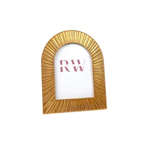 Photo frame Romimex Golden Resin 2 x 18 x 13 cm by Romimex, Table and wall frames - Ref: D1616745, Price: 16,92 €, Discount: %