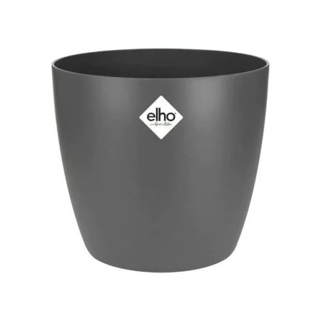 Pot Elho 5642322542500 Anthracite polypropylène Plastique Rond de Elho, Pots de fleurs - Réf : S7164803, Prix : 31,84 €, Remi...