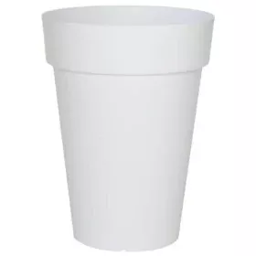 Pot Riviera Blanc Plastique Carré Ø 40 cm de Riviera, Pots de fleurs - Réf : S7164852, Prix : 37,20 €, Remise : %