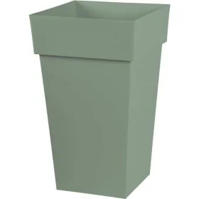 Plant pot EDA Tuscany Green Plastic Squared 39 x 39 x 65 cm by EDA, Flower Pots - Ref: S7164956, Price: 48,42 €, Discount: %