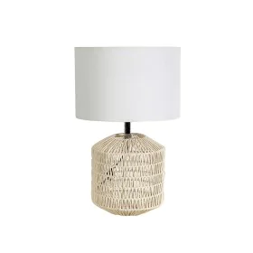 Lampe de bureau Romimex Beige osier 30 x 50 x 30 cm de Romimex, Lampes de chevet - Réf : D1616765, Prix : 84,16 €, Remise : %