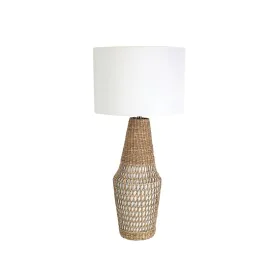 Desk lamp Romimex Beige Bamboo Fibre 38 x 80 x 38 cm by Romimex, Bedside and Table Lamps - Ref: D1616768, Price: 128,14 €, Di...