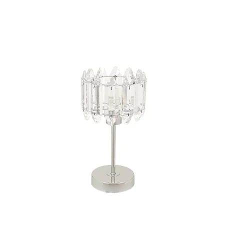 Desk lamp Romimex Silver Metal Glass 13 x 26 x 13 cm E14 by Romimex, Bedside and Table Lamps - Ref: D1616775, Price: 46,52 €,...