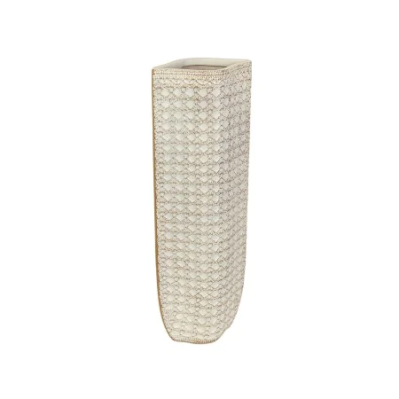 Florero Romimex Crema Resina 20 x 59 x 13 cm de Romimex, Jarrones - Ref: D1616777, Precio: 54,97 €, Descuento: %